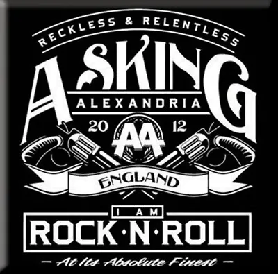 Buy Asking Alexandria Rock N Roll Fridge Locker Magnet Official Band Merch New • 3.15£