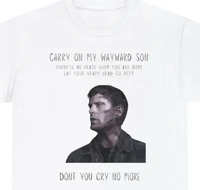 Buy Supernatural Dean Winchester Carry On Wayward Son T-Shirt/Tee/Top. Unisex. • 19.99£
