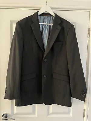 Buy BNWOT Voeut Black Pinstripe Blazer Jacket Suit Smart Office Work Wear Size 46R • 16.50£