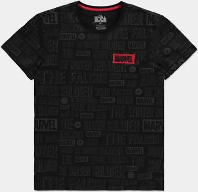 Buy Marvel - Falcon & The Winter Soldier AOP Men's T-shirt Black • 25.60£