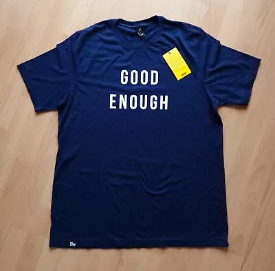 Buy Brand New With Tags The School Of Life Navy Blue XL Good Enough T-Shirt.  • 15£
