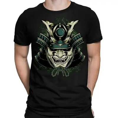 Buy Shogun Mask Mens T-Shirt Samurai Japanese Ninja • 12.95£