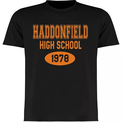 Buy Haddonfield High School Michael Myers Halloween Black T-Shirt • 12.99£