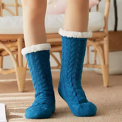 Buy House Socks. Fluffy Fuzzy Socks Thick & Warm Slipper Fluffy Cozy Soft Indoor • 22.67£