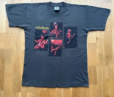 Buy Vintage  2002 Nickelback World Tour T-shirt • 10£