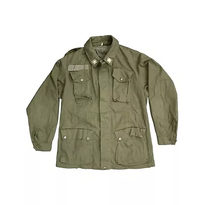 Buy Vintage Italian Army Olive Green Cotton Field Jackets - Grade 2 Read Description • 14.36£