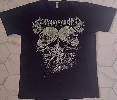 Buy Papa Roach Vintage European Tour T Shirt 2009 Size Large RARE HTF. • 26.96£