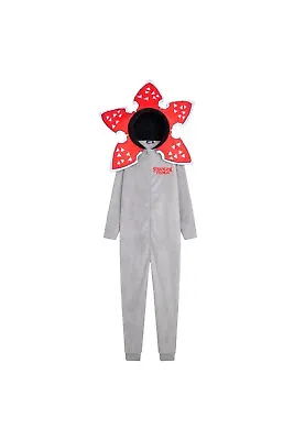 Buy Stranger Things Kids Boys All In One Pyjama 3D Hood Long Sleeved • 20.99£