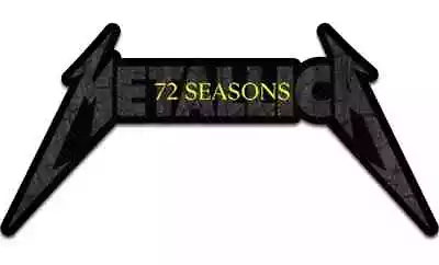 Buy Metallica 72 Seasons Charred Cut-out  Logo Sew-on Cloth Patch 60mm X 120mm (rz) • 4.25£