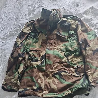 Buy US Army Woodland Camouflage M65 Jacket Original Issue Genuine • 10£