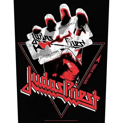 Buy JUDAS PRIEST BACK PATCH : VINTAGE BRITISH STEEL : Album Official Licenced Merch • 8.95£