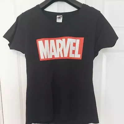 Buy Ladies Marvel Big Logo T Shirt XXL • 14.99£