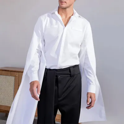Buy Mens Button Down Modern Slim Fit Shirts Long Sleeve Casual Formal Shirt S-5XL • 13.09£