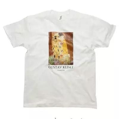 Buy Gustav Klimt The Kiss T-Shirt With Aesthetic Title • 15.49£