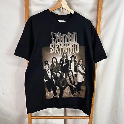 Buy Vintage Lynyrd Skynyrd Shirt Mens Large 1977 - 1997 Twenty Single Stitch Black • 31.26£