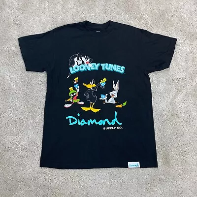 Buy T Shirt Mens Medium Looney Tunes X Diamond Supply Co Cartoon Bugs Bunny Daffy • 26.99£