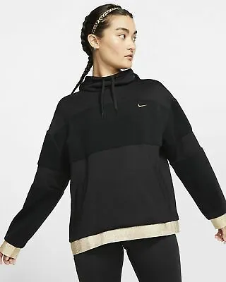 Buy Womens Nike Icon Clash Fleece Pullover Training Hoodie Size L (bv5358 010)black • 59.99£