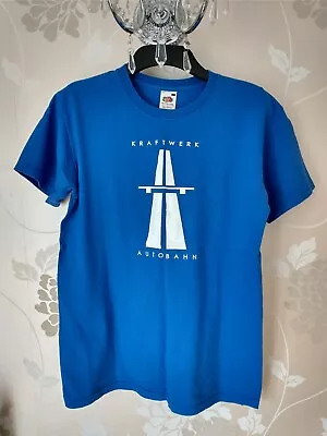 Buy Vintage - Mens Kraftwerk T Shirt - Small - Blue • 25£