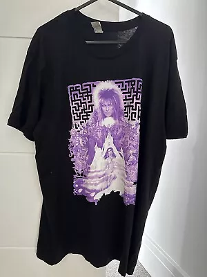 Buy Labyrinth Movie Bowie T-shirt Large Never Worn • 1.26£