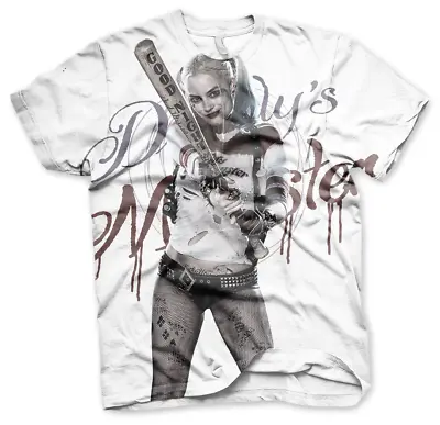 Buy Suicide Squad Harley Quinn Daddys Lil Monster Official Mens T-Shirt • 25.98£