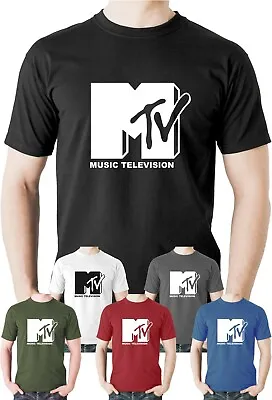 Buy MTV T-Shirt Tee Retro Rock Music Top Band Clothing Slogan Unisex Americana USA • 15.50£