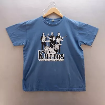 Buy The Killers T-Shirt Black Large Blue World Destruction Tour Parody Comedy • 8.99£