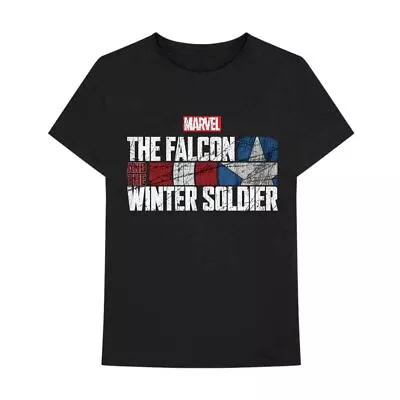 Buy Marvel Comics Falcon & Winter Soldier Logo Official Tee T-Shirt Mens Unisex • 15.99£
