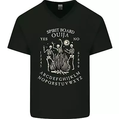 Buy Ouija Spirit Board Halloween Demons Ghosts Mens V-Neck Cotton T-Shirt • 11.99£