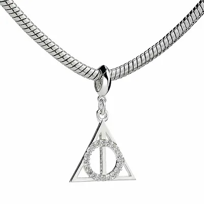 Buy Official Harry Potter Sterling Silver Deathly Hallows Charm • 43£