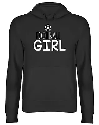 Buy Football Girl Mens Womens Hooded Top Hoodie • 17.99£