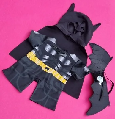 Buy Build A Bear Bat Man  DC Comics Suit Justice League VGC Retired Clothes  • 17.50£