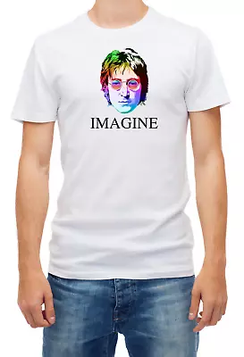 Buy John Lennon - Imagine T Shirts For Men K365 • 9.69£