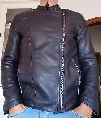 Buy OVS Men's Jacket In Black Faux Leather, Size S • 24£