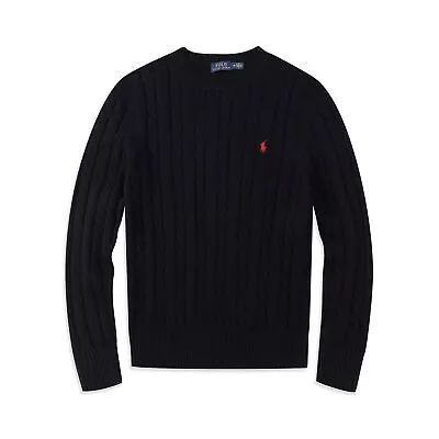 Buy Men's Long Sleeve Ralph Lauren Polo Full Zip Hoodie And Cable Knit Jumper • 27.98£