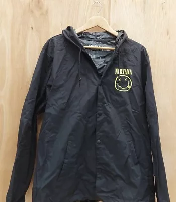 Buy Nirvana Smiley Jacket 100% Nylon - Large • 30£