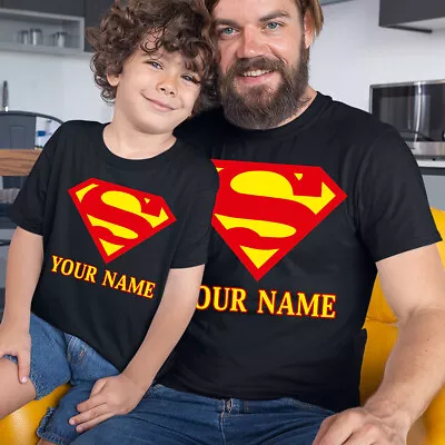 Buy Personalised Best Dad Ever Father Day T-Shirt Gift Superhero Unisex Top #FD • 7.99£