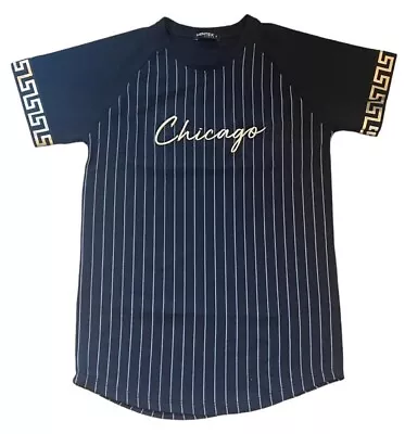 Buy Mens Chicago T Shirts Basketball, Urban Baseball Hip Hop Designer Teeshirts • 17.09£