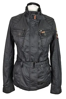 Buy KHUJO Brown Wax Jacket Size S Womens Full Zip Outdoors Outerwear Womenswear • 43.71£