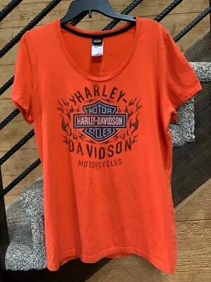 Buy Harley-Davidson Orange Chattanooga TN  Graphic Short Sleeve T-Shirt Size XXL • 11.27£