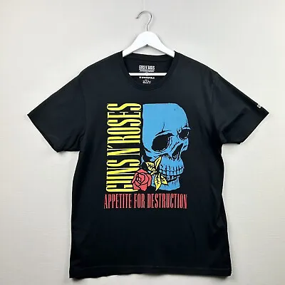 Buy Guns N Roses Appetite For Destruction Shirt Mens Medium Black 2022 Springfield • 12.99£