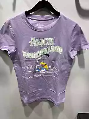 Buy Alice In Wonderland Disney Lilac T-Shirt T Shirt Top Ladies Primark • 13.49£