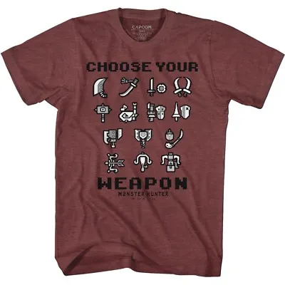 Buy Monster Hunter Capcom Video Game Which Do You Choose Men's T Shirt • 38.47£