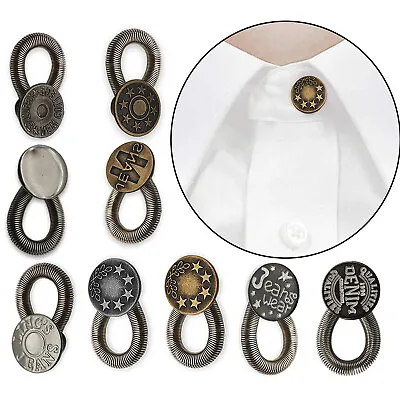 Buy 17mm Jeans Button Extender Waist Studs For Leather Craft Handbag Coats Clothing • 1.89£