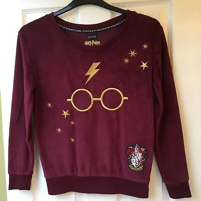 Buy Primark Size 6 - 8 / 12-13 Years Harry Potter Gryffindor Pyjamas XS PJs Top Only • 3.95£