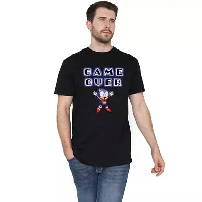 Buy Sonic Mens T-Shirt Game Over Top Tee S-2XL Official • 13.99£