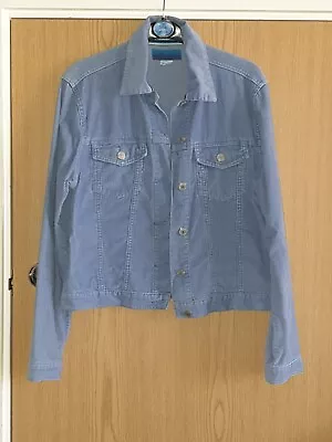 Buy Ladies Cropped Corduroy Jacket Size 12 • 8.50£