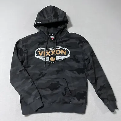 Buy Dixxon Vixxon Black Gray Camo Hoodie Sweatshirt Women Size M Pocket Logo • 19.19£
