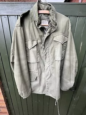 Buy Vintage US Army M65 Field Jacket Medium Regular With Hood In Collar • 52.62£