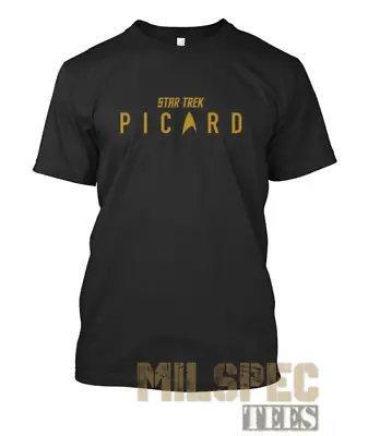 Buy Trek Picard Men's T Shirt - Moisture Wicking Performance Material 3D Effect • 14.62£