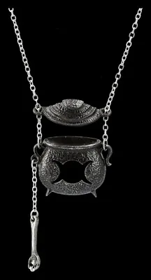 Buy Necklace Alchemy - Witch's Cauldron - Jewellery Chain Gift Gothic Neck • 57.04£